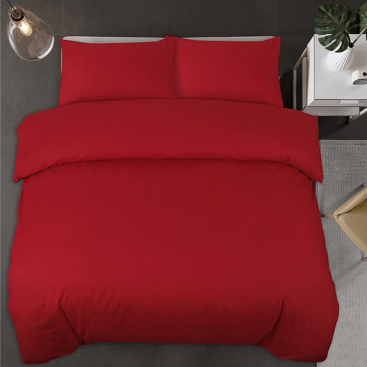 Belle Home Red Duvet Cover Set Review