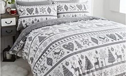 Noel Quilt Duvet Cover 2 Pillowcase Bedding Bed Set Christmas Trees review